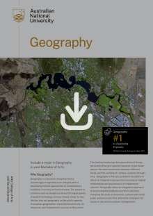Geography discipline flyer
