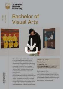 Bachelor of Visual Arts flyer