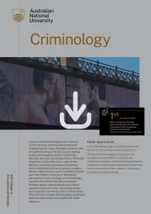 Criminology flyer