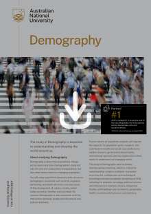 Demography discipline flyer
