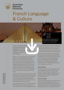 French Language and Culture discipline flyer