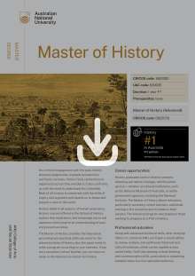 Master of History flyer