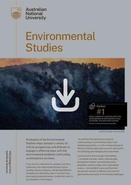 Environment Studies flyer