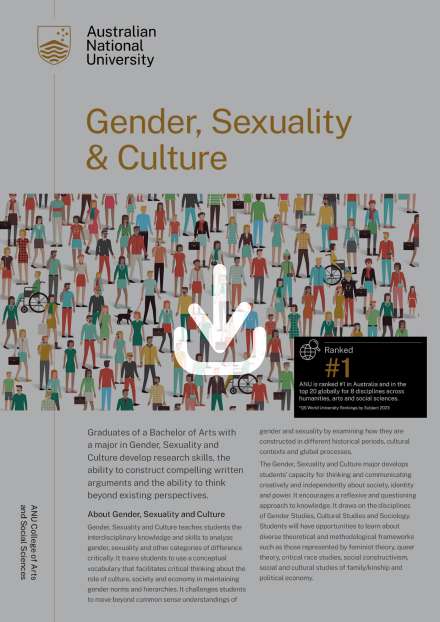 Gender, Sexuality and Culture flyer