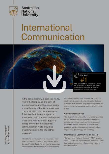 International Communication flyer