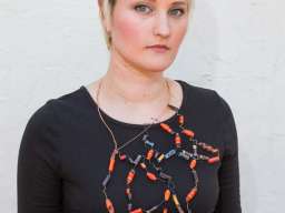 Nadina Geary, 'Network', 2014, Centenary of Canberra flag, copper wire, mercerised cotton, gel adhesive. 