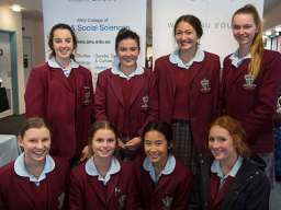 Students from Radford College