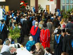 Hundreds of graduates, family and friends gathered at ANU to celebrate