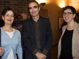 RSSS Director Prof. Catherine Waldby, Prof. Kiaran Kirk (Dean, College of Medicine, Biology & Environment), & Dr Rachael Brown