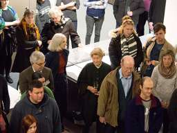 Attendees at ANU Classics Museum app launch