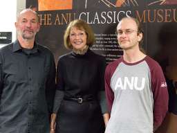 Bob Miller (photos for app), E/Prof Minchin, and Matt Gray (app designer)