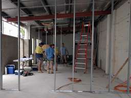 Progress of renovation