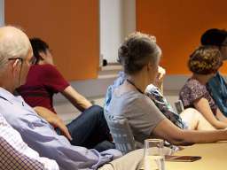 Audience for summer scholars' presentations