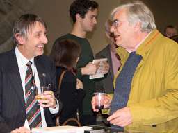 Prof Pickering with Prof Howard Morphy