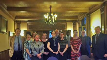  Alumni and staff celebrated ANU-European ties at a recent dinner in Brussels, Belgium
 