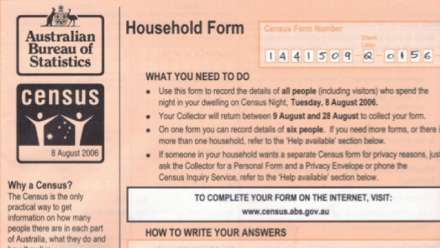  There has been controversy with the 2016 Census. Image: Charlie Brewer, Flickr.
 
