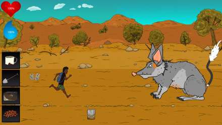  Game artwork by ANU School of Art student Conor Tow. Image: Supplied.
 