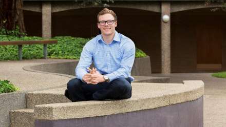  ANU graduate Derek Bayley has been awarded an internship with the Hague Conference. Image: David Paterson
 