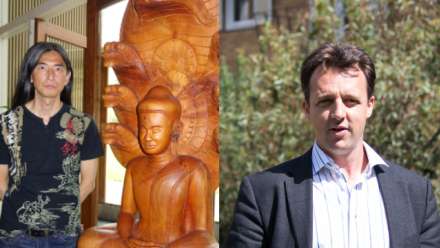  Dr Koji Tanaka (left) and Dr Nicholas Southwood
 