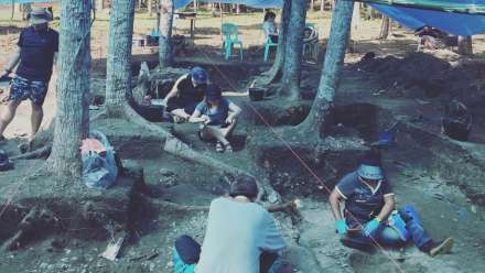 Archaeology dig