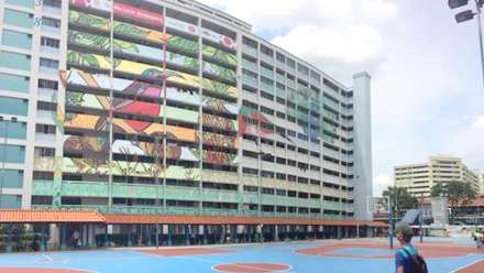  Artist and ANU alumnus Tan Haur receives award for this colourful tower project.
 