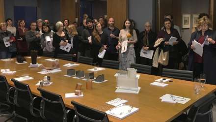  Guests at the launch of Talking Points at ANU House, Melbourne. Image: Jieh-Yung Lo
 