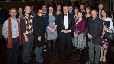  Recipients of the 2017 Vice-Chancellor's Awards for Excellence in Education. Image: Stuart Hay.
 