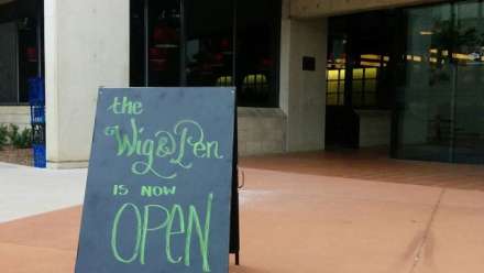  Open for business! Image via Wig & Pen Tavern & Brewery
 