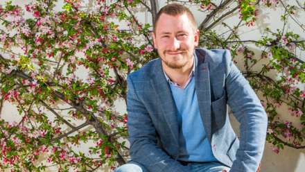  Will Jenkins is leaving the Persian and Arabic languages on-line programs he headed at CAIS to undetake prestigious scholarships in Europe. Photo by Stuart Hay, ANU
 