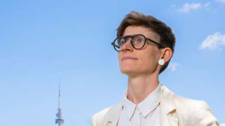Stephenson has received funding from the Australian Research Council to study gender equalities at the frontiers of AI, space and climate change. Photo: Jack Fox/ANU