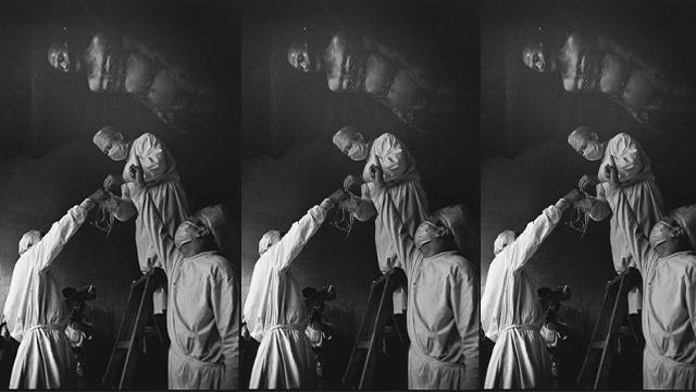 RongRong, 1994 No.35 (Zhang Huan, 65 Kilograms), 1994. Photograph © RongRong. Courtesy Tate.