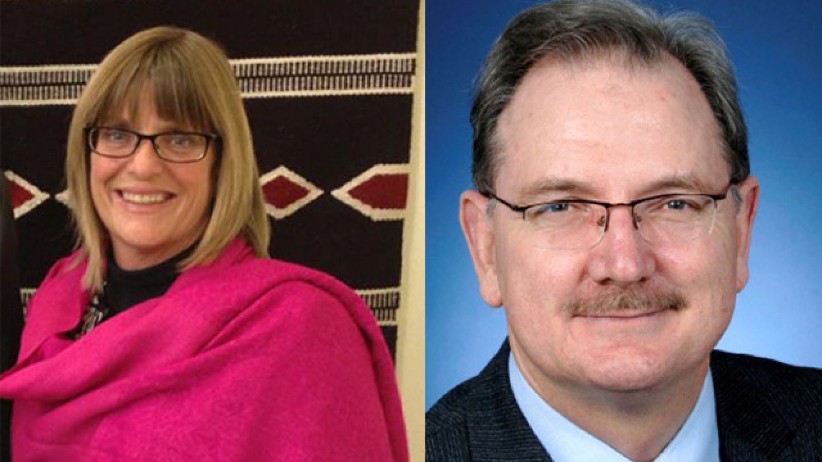 Consul-General Karen Lanyon and Ambassador John Richardson. Images: Twitter and DFAT
