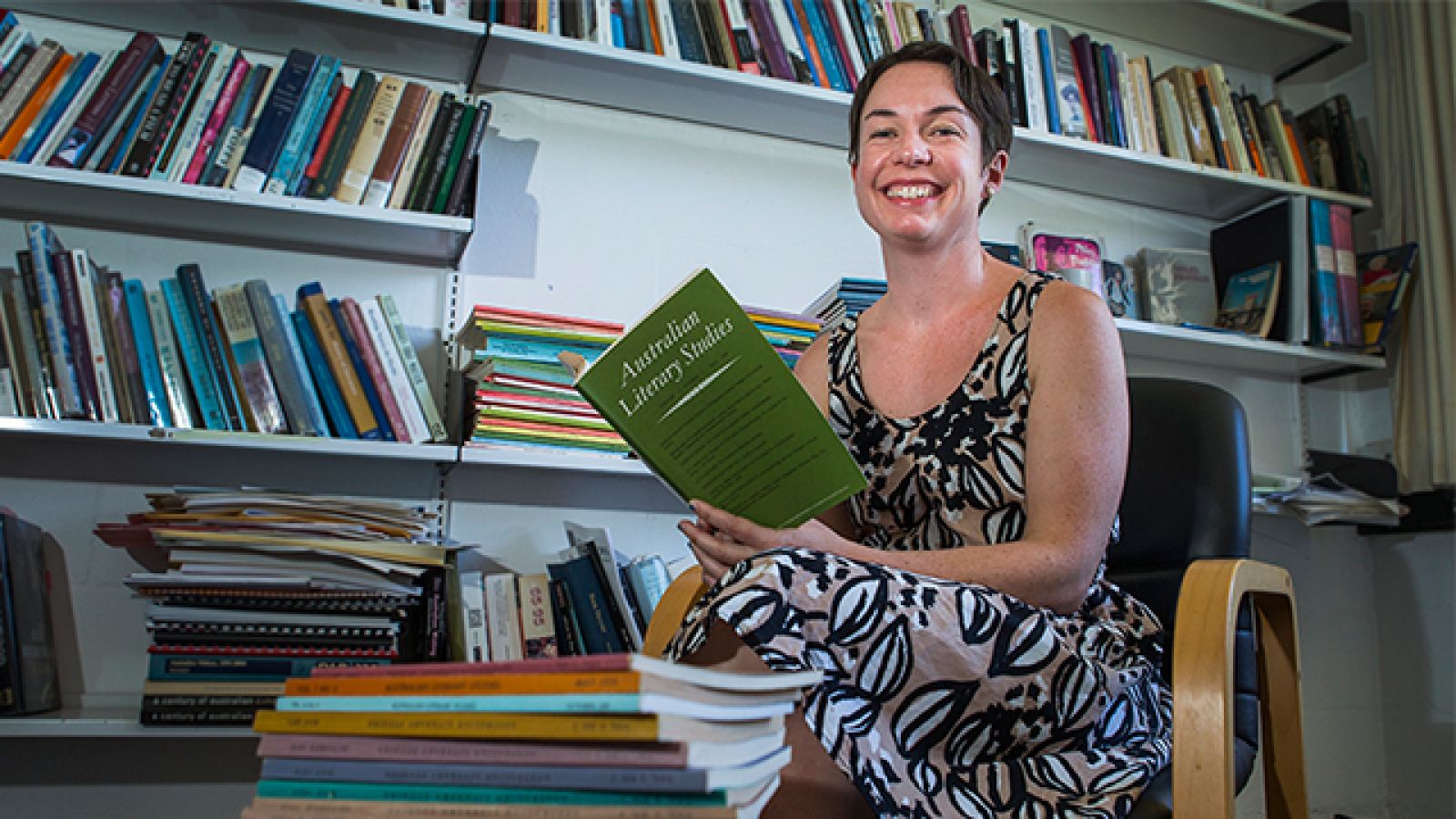 The Australian Literary Studies journal's new editor, Dr Julieanne Lamond.