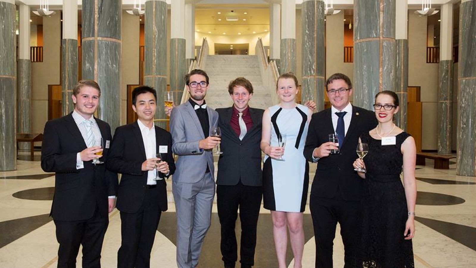 ANIP interns past and present celebrated at Parliament House on Tuesday night. Photo by David Paterson.