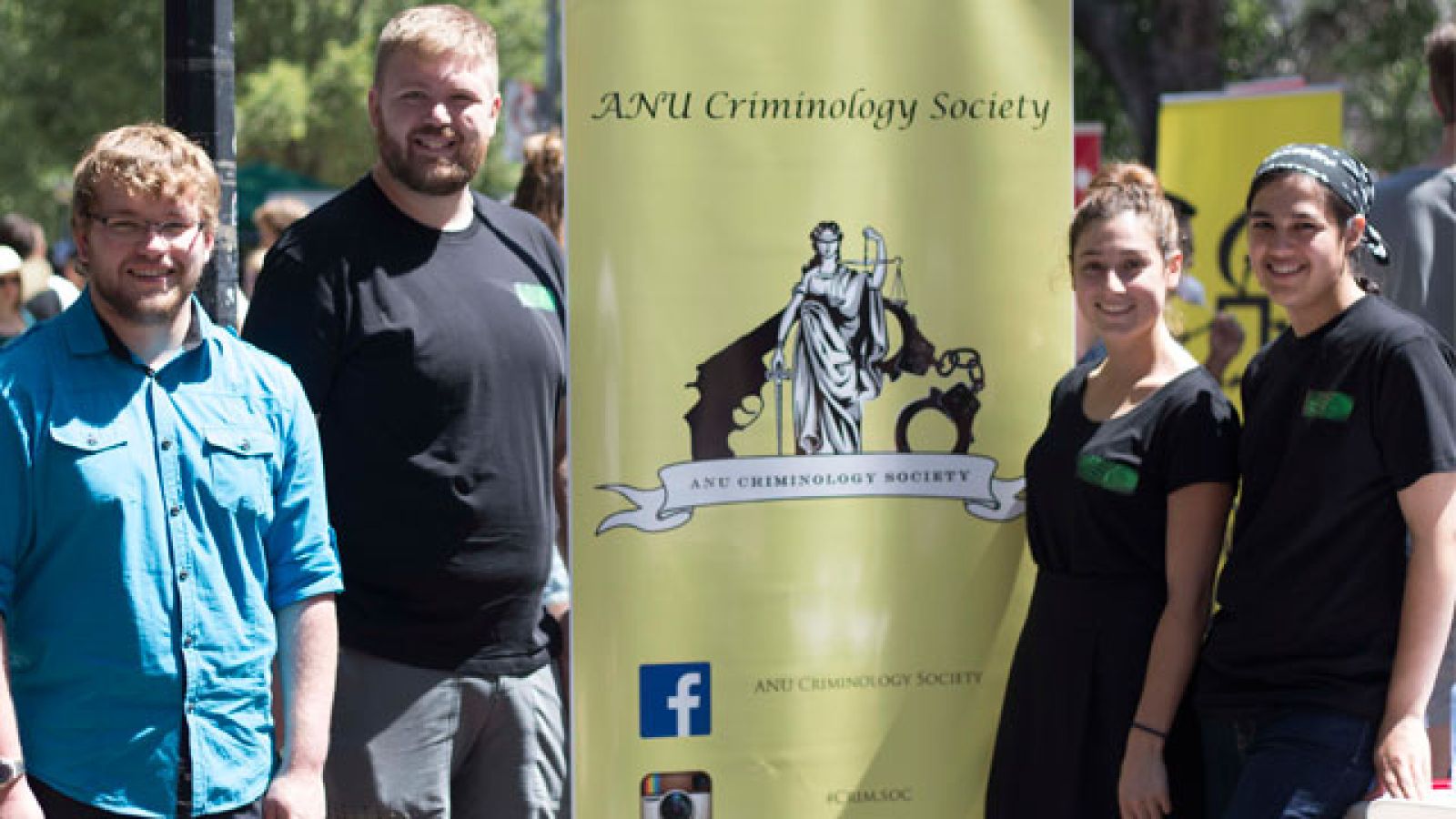 ANU Criminology Society students say they enjoy the hands-on experience their degree at ANU provides