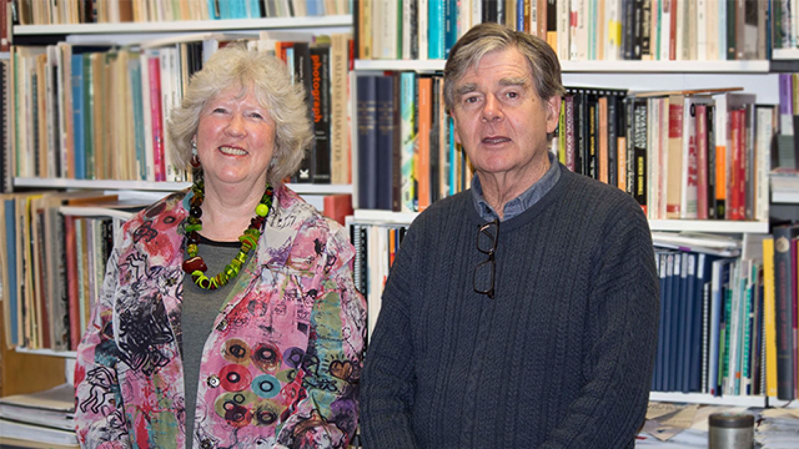 Dr Julie Finlayson and Professor Nicolas Peterson.