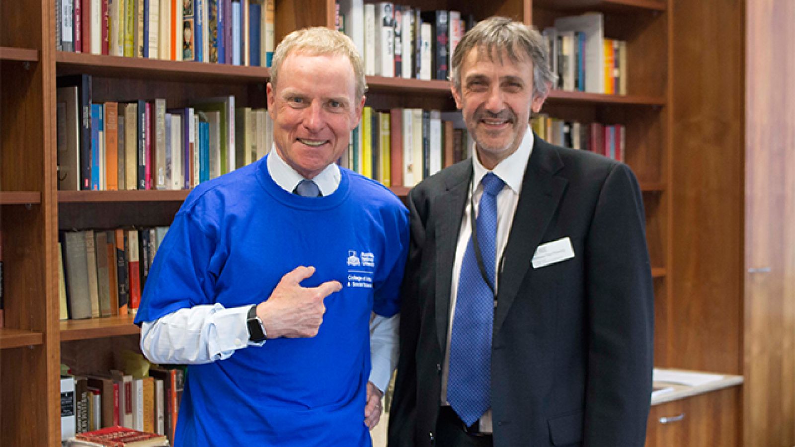 Lt. Gen. (Ret’d) David Morrison AO with College Dean Professor Paul Pickering