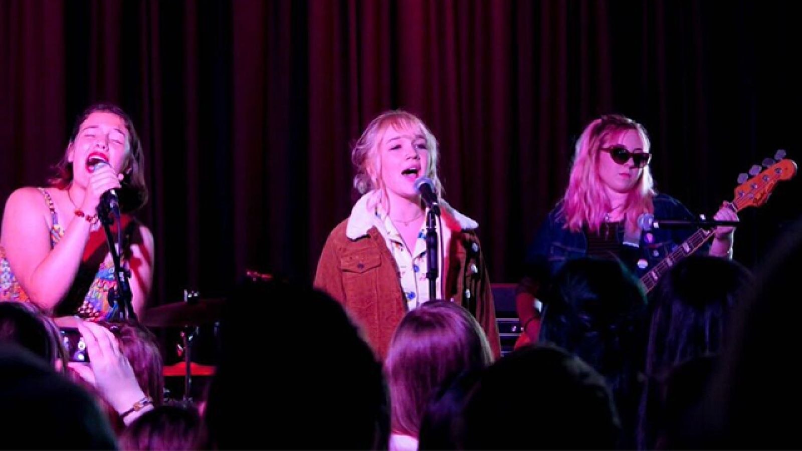 Girls Rock! campers performing at Ainslie Arts Centre. Photo by Yasmin Masri.
