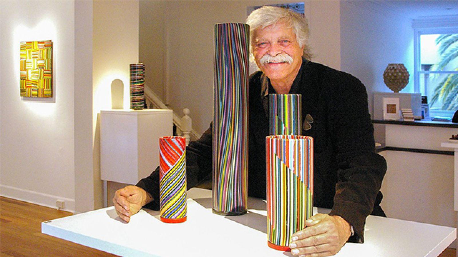 Klaus Moje AO. Image: Sabbia Gallery, Sydney.