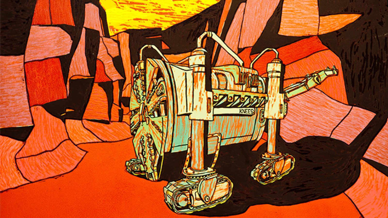 KNEES: Canal Excavation Vehicle, 2 block reduction cut, 2015