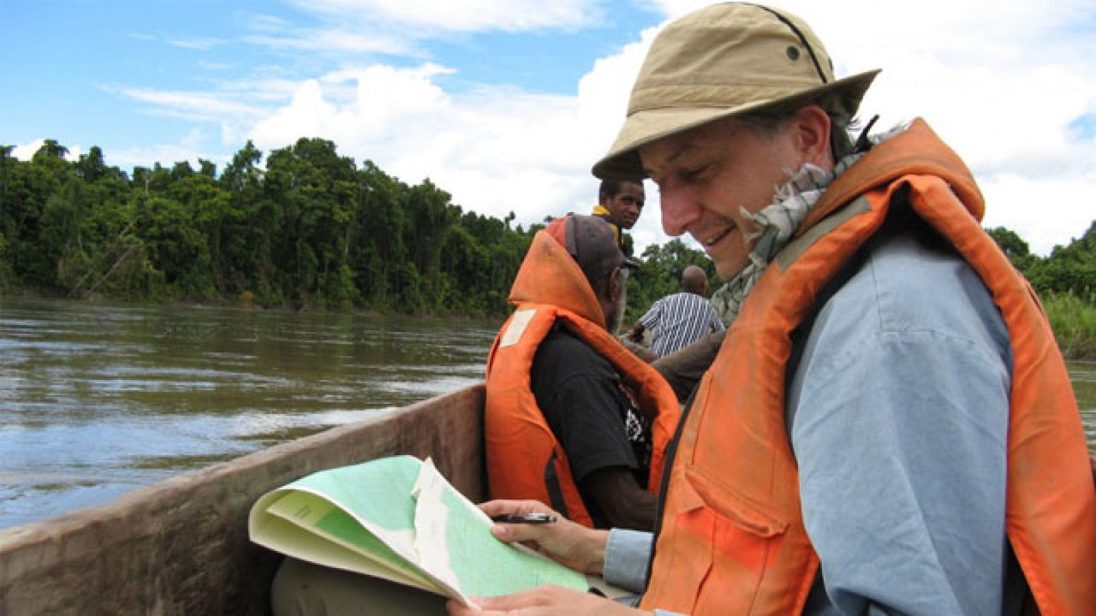 Dr Tim Denham in Papua New Guinea. Image: Tim Denham