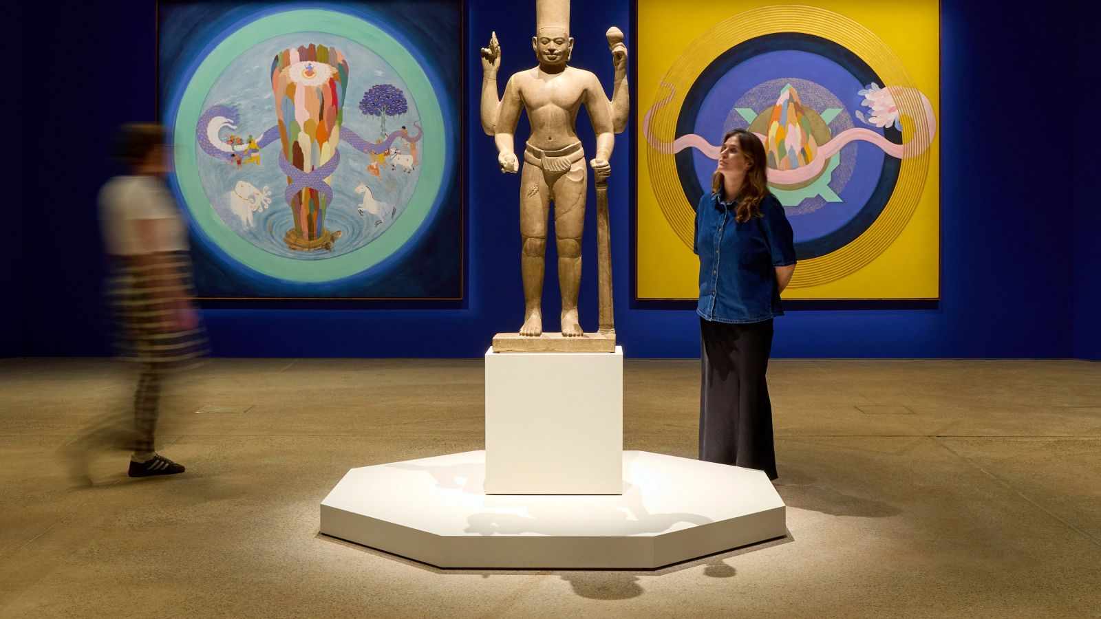 Avatar: Forms of Vishnu, on now at the Art Gallery of New South Wales, is the first major exhibition in Australia dedicated to the Hindu deity. (Supplied: AGNSW/Jenni Carter)