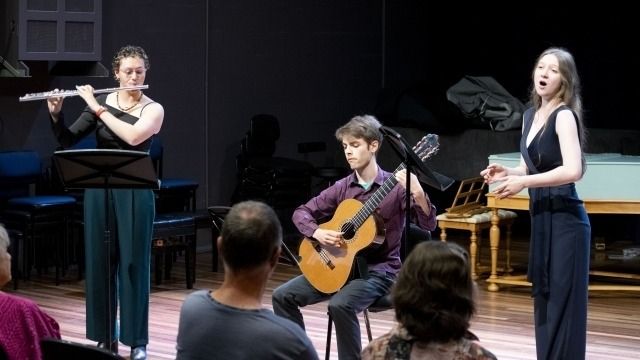 Image: Student Lunchtime Chamber Music Concert, 2024. Photo by Yun Hu /ANU.