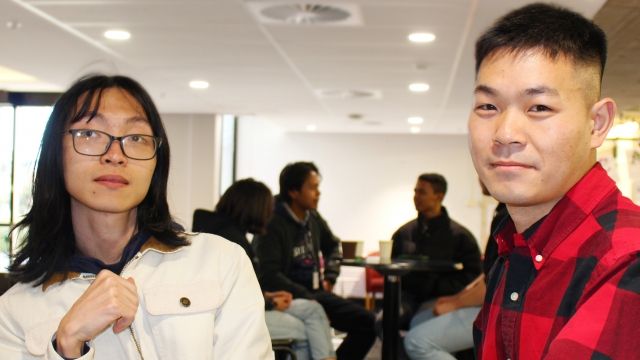 Photo of international students at ANU
