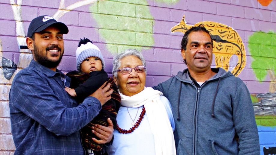 The Two Way Project included a public art mural produced with Ngunnawal and Ngambri artists Dr Matilda House, Daniel Williams, Soni Rogers, Carl Brown, Tina Brown, and Adrian Brown.