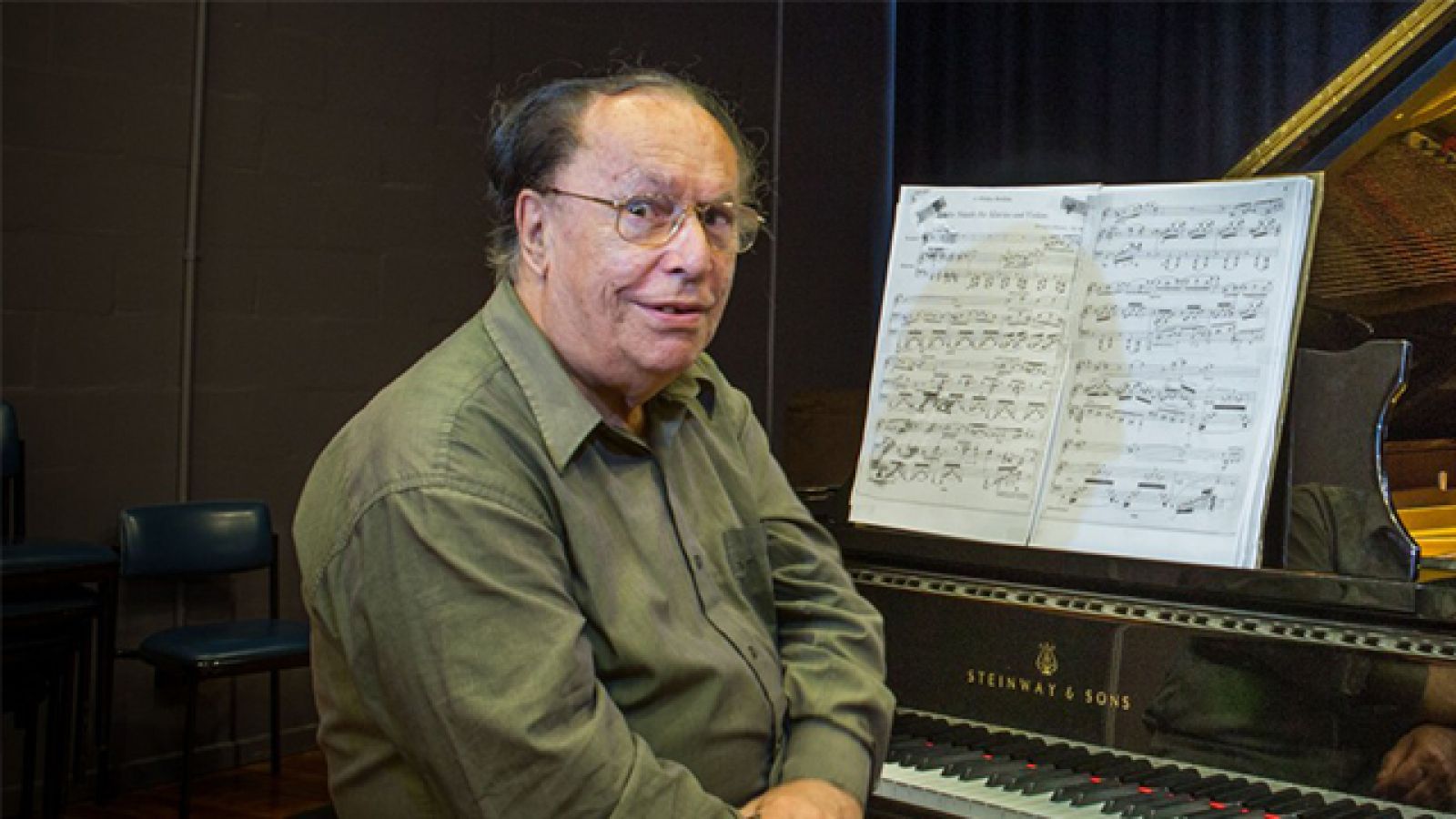 Emeritus Professor Larry Sitsky. Image: Stuart Hay, ANU
